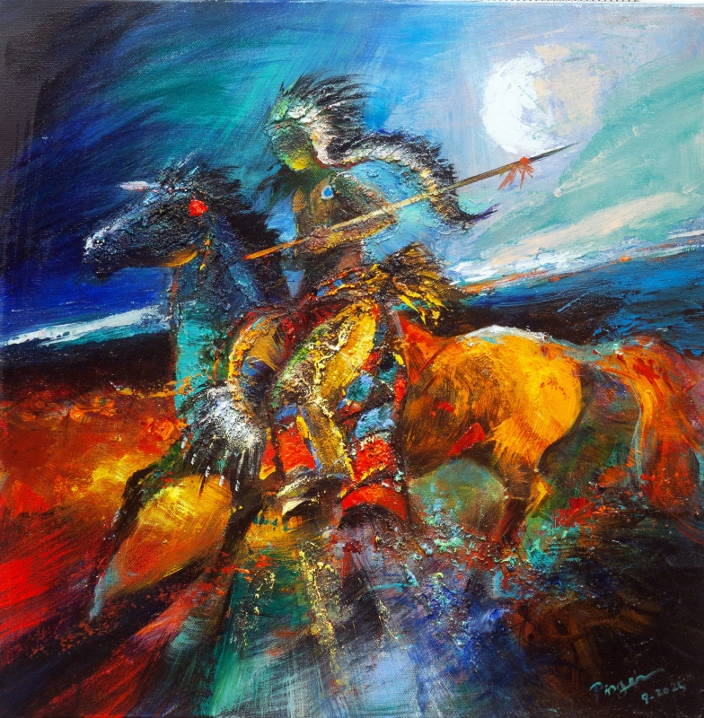 Indian XI by artist Ping Irvin